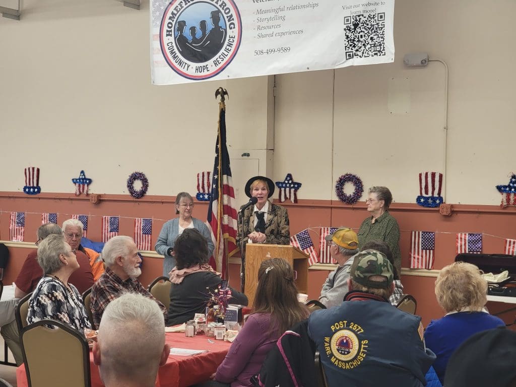Annual Military Appreciation Breakfast, Distribution of Quilts of Valor.