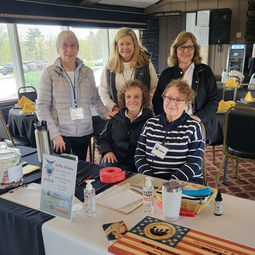 Volunteers at our Operation Soaring Eagle Golf Tournament.
